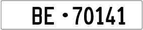 Truck License Plate
